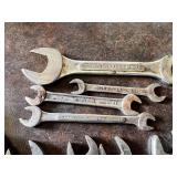 Lot of Open End Wrenches Including Thorsen 3/4, Wards, Gedore, Kmart, Chrome Vanadium and More