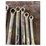Lot of Combination Wrenches Including KAL-3226, Stanley, Thorsen, Hart and Pittsburgh Brands in SAE and Metric Sizes