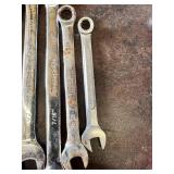 Lot of Combination Wrenches Including KAL-3226, Stanley, Thorsen, Hart and Pittsburgh Brands in SAE and Metric Sizes
