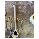 Lot of Vintage Wrenches Including Fiat Brand Open End Wrenches, Craftsman Double Open End Wrench and More