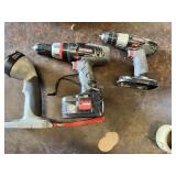 Craftsman Cordless Drill Set including 19.2V DieHard Drill, Two Additional Craftsman Drills and Craftsman Flashlight with Bubble Level