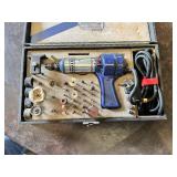Craftsman Crafty Vintage Electric Rotary Tool Kit by Sears Roebuck with Case and Accessories