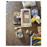 Electrical Equipment and Supplies including GB Gardner Bender Heat Shrink Assortment, Scotch Bundling Straps, and Prime Guard Battery Terminals