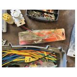 Electrical Equipment and Supplies including GB Gardner Bender Heat Shrink Assortment, Scotch Bundling Straps, and Prime Guard Battery Terminals