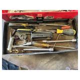 Plano 303 Toolbox with Craftsman and Stanley Hand Tools including Sockets, Ratchets, Screwdrivers and Hardware