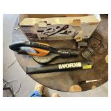 WORX AIR 20V Cordless Leaf Blower with Blower Tube, Battery Charger, and Original Box