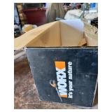 WORX AIR 20V Cordless Leaf Blower with Blower Tube, Battery Charger, and Original Box