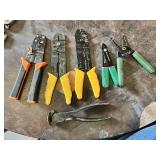 Wire strippers and cutters set including Paladin PA1176 and Eagle Electric Tools