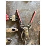 Lot of Pliers, Pruning Shears and Wire Cutters Including Masterforce