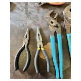 Assorted Pliers Including Stanley Needle Nose, Channellock Style Groove Joint, Slip Joint and Diagonal Cutting Pliers