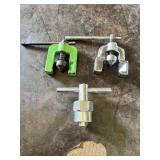 Lot of Three Flaring Tools for Plumbing and Mechanical Use