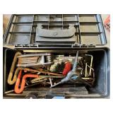 Black Plastic Toolbox with Huge Selection of Hex Tools