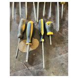 Stanley and Miscellaneous Screwdrivers including Flathead and Phillips Types