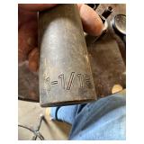 Mixed Impact Sockets including Husky Tools, 1-1/16" and 2" Sockets
