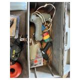 Various Brands Hot Glue Guns with Glue Sticks and Black & Decker Stud Finder, Tape and  More