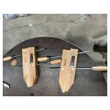 Tool Shop 12" Wood Handscrew Clamps Set