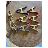 Spring clamps, including Irwin and Tool Shop and More