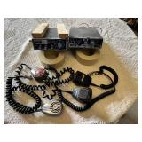 Midland and Surveyor CB Radios and Microphones Lot including Model 13-882B and Surveyor 2400