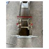 Saw Trax Panel Saw Kit with Vertical Guide Tubes and Carriage Mechanism