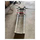 Saw Trax Panel Saw Kit with Vertical Guide Tubes and Carriage Mechanism