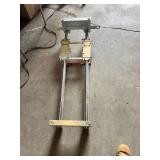Saw Trax Panel Saw Kit with Vertical Guide Tubes and Carriage Mechanism