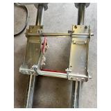 Saw Trax Panel Saw Kit with Vertical Guide Tubes and Carriage Mechanism