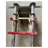 Saw Trax Panel Saw Kit with Vertical Guide Tubes and Carriage Mechanism