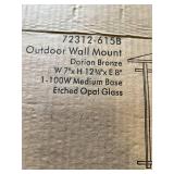 The Great Outdoors and Hampton Bay Outdoor Wall Lantern Lights