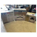 Hampton Bay Lighting Fixtures including 11 in Square LED Flush Mount, 8 in Semi-Flush Mount, and 2-Light Textured White Flush Mount