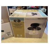 Hampton Bay Lighting Fixtures including 11 in Square LED Flush Mount, 8 in Semi-Flush Mount, and 2-Light Textured White Flush Mount