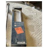 Tuscany Abbeville 24" and Kohler Mistos 18" Towel Bars, EZ Grip Bathroom Suction Handle