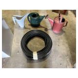 Watering Cans and Flexible Garden Edging
