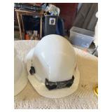 Hard hats including Milwaukee Model, White Hard Hats, Black Hard Hat with Skull Design, and Extension Cord