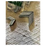 Stahler Tool Tray, Flat Corner Braces, Gate Hooks & Eyes, and Wood Dowels Assortment