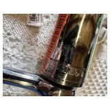 Miscellaneous Hardware Tools Including Husky Socket Wrench, Clamps, Carabiners, Stacker Tool Caddy and Hooks