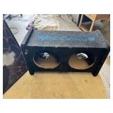 Custom Spider Web Subwoofer Enclosure and Rockville Dual Subwoofer Box