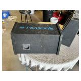 Custom Spider Web Subwoofer Enclosure and Rockville Dual Subwoofer Box