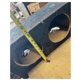Custom Spider Web Subwoofer Enclosure and Rockville Dual Subwoofer Box