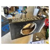 Custom Spider Web Subwoofer Enclosure and Rockville Dual Subwoofer Box