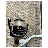 Ozark Trail Grit Stick Fishing Rod with 5000 Spinning Reel