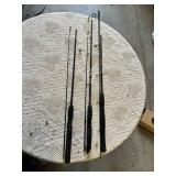 Shakespeare Ugly Stiks and Storm Fishing Rod