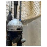 Zebco and Matzua Fishing Reels with Rods