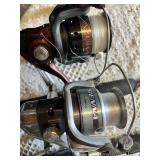 Fishing Rods and Reels including Shimano Sienna, Azura, and Shakespeare Ugly Stik