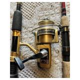 Fishing Rods and Reels including Zebco Model 6020 and Cabela