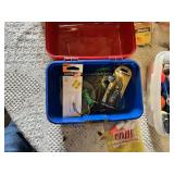 Spider-Man Themed Fishing Tackle Boxes with Fishing Gear and Other Tackle Box with Gear