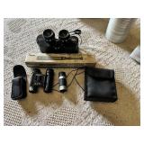 Focal 30x30mm Hand Held Telescope and Binoculars/Bushnell 8x21 and 7x18 Monocular