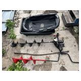 StrikeMaster Electric Ice Auger, Hand Augers, Sleds - Untested