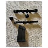 Tasco and A. Leiss Telescopic Rifle Scopes and Magazine