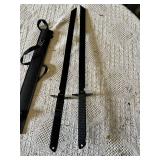 Japanese Ninja Sword with Scabbard Set