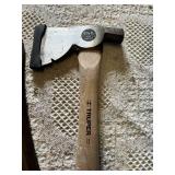 Reliance Drawknife and Truper Hatchet